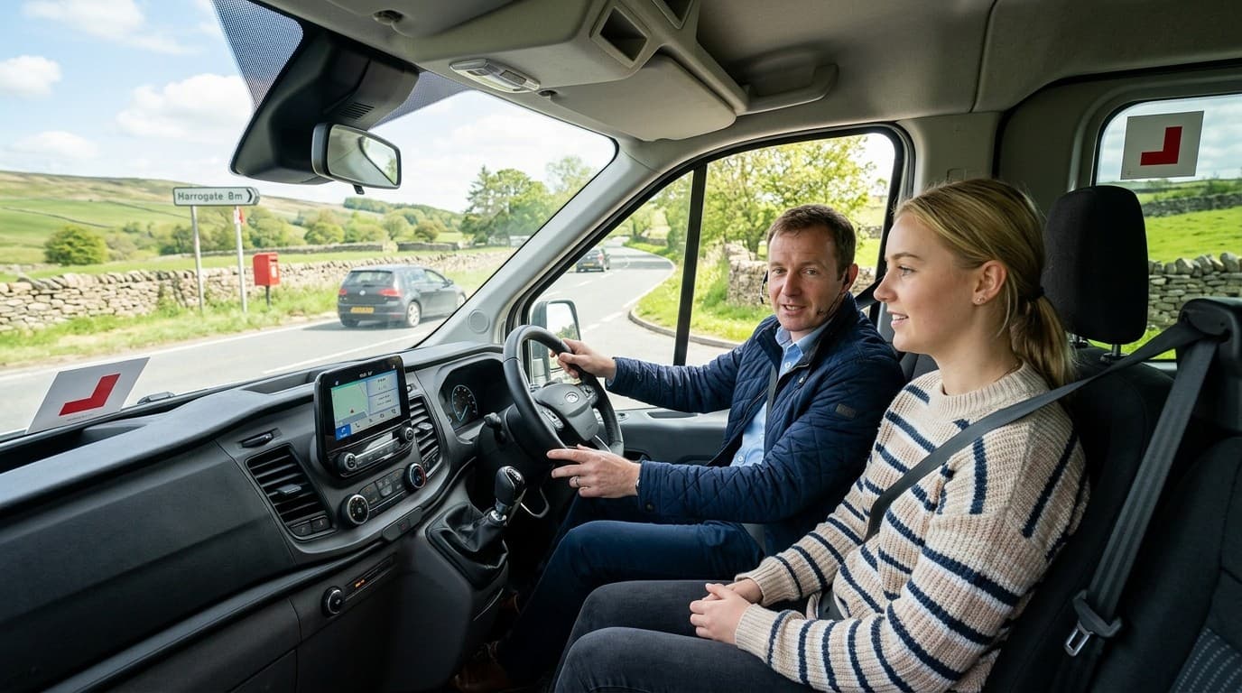 Professional 1-to-1 D1 Minibus Driver Training in progress